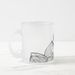 Daisy personalisierter Milchglasbecher Mattglastasse