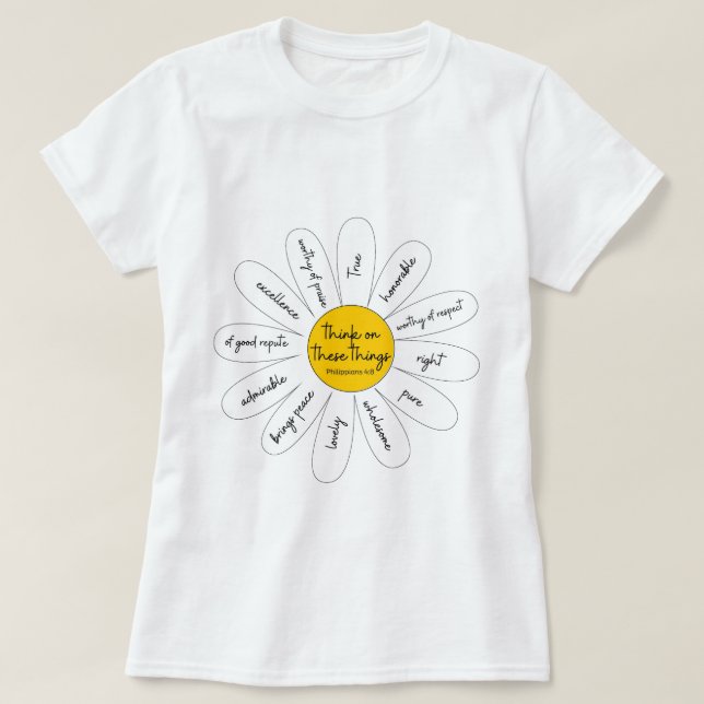 Daisy-Philippinen für Frauen 4:8 T-Shirt (Design vorne)