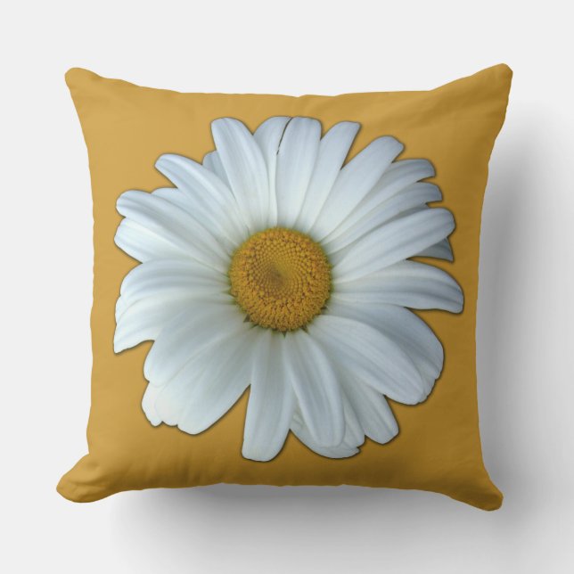 Daisy Pillows Blue Daisies Pillows Blume Dekoratio Kissen (Vorderseite)