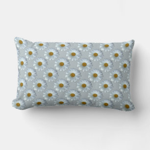 Daisy Pillows Blue Daisies Pillows Blume Dekoratio Lendenkissen