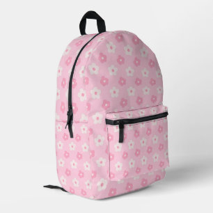 Daisy Pink Backpack Bedruckter Rucksack