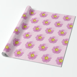 Daisy Pink Breast Cancour Survivor Ribbons Geschenkpapier