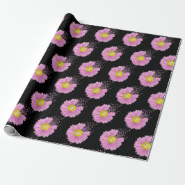 Daisy Pink Breast Cancour Survivor Ribbons Geschenkpapier