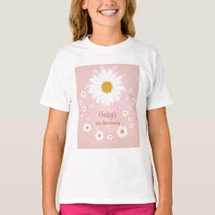 Daisy Pink Geburtstag für jedes Alter T-Shirt