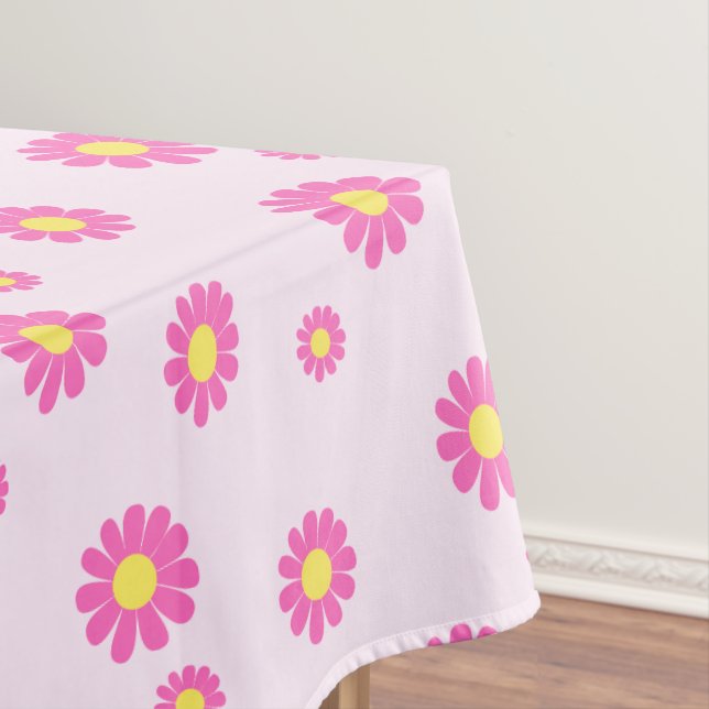 Daisy Pink Tischdecke (Beispiel)