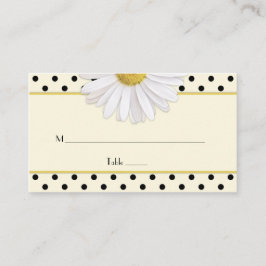 Daisy Polka Dots Hochzeiten Platzkarten