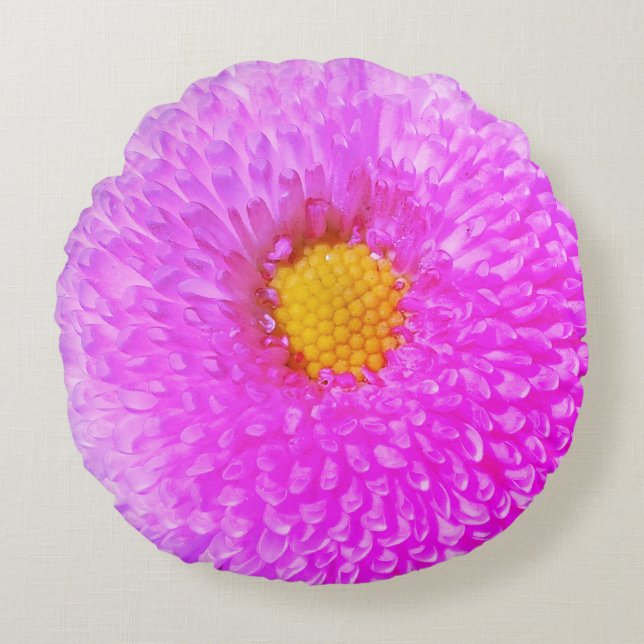 Daisy Polyester Accent cushion Rundes Kissen (Vorderseite)