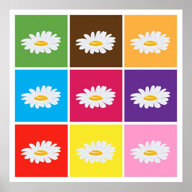 daisy Pop Art Poster AB 8.99 (Vorne)