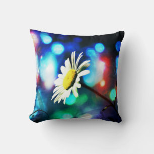 Daisy Pop Art Throw Kissen