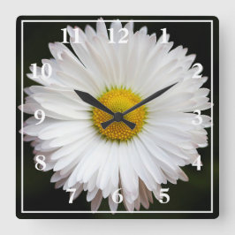 Daisy Quadratische Wanduhr