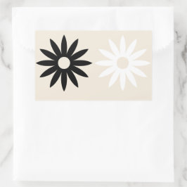 Daisy Rectangle Sticker