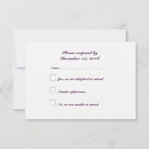 Daisy Respond Card: Wäsche 3,5" x 5" 3,5" x 5"