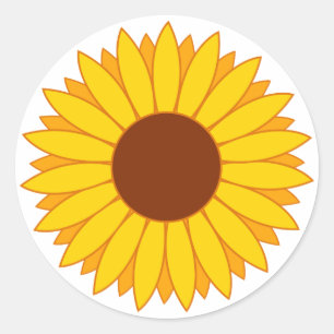 Daisy Runder Aufkleber