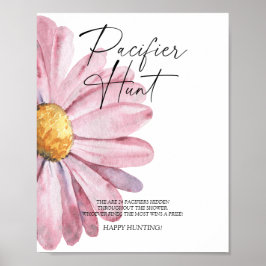 Daisy Schnuller Jagd Baby Duschgame Poster