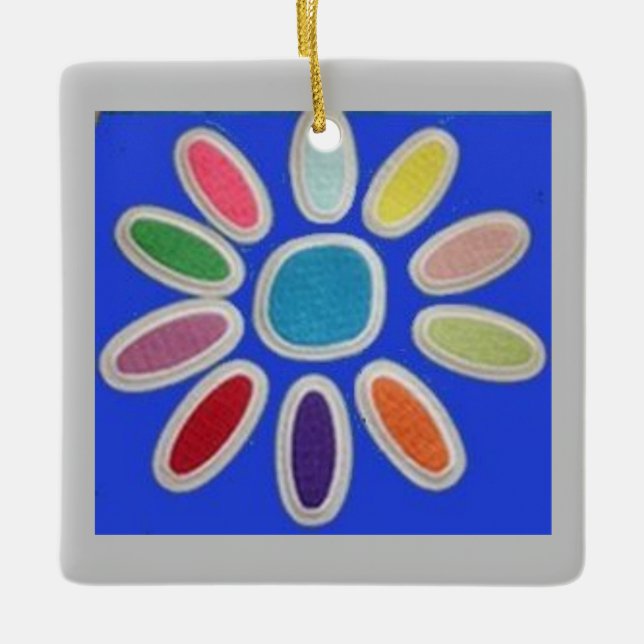 Daisy Scout Keramik Ornament (Vorderseite)