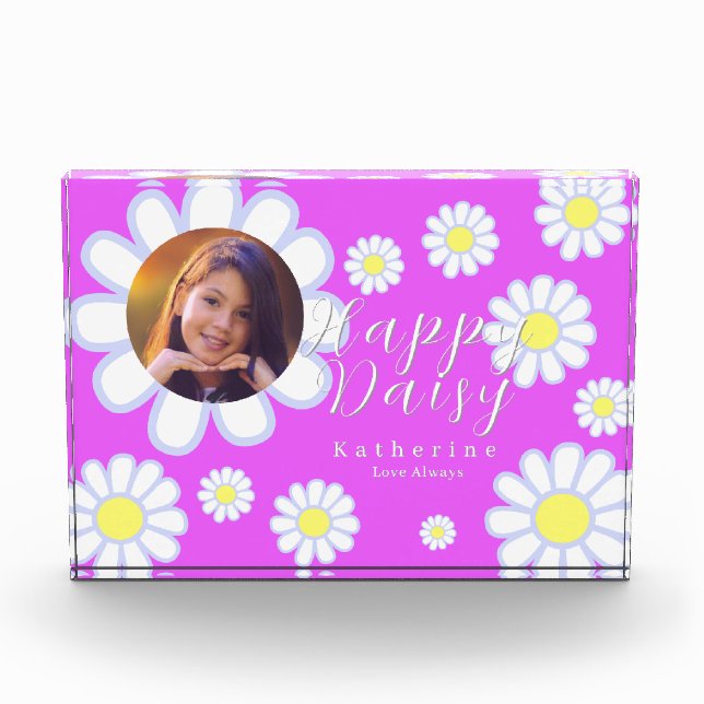 Daisy Simple Foto Violet (Vorderseite)