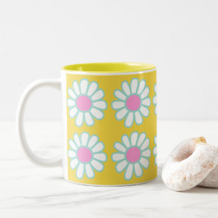 Daisy Simple Mustard Zweifarbige Tasse