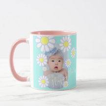 Daisy Simple Pastel Aqua Foto Baby