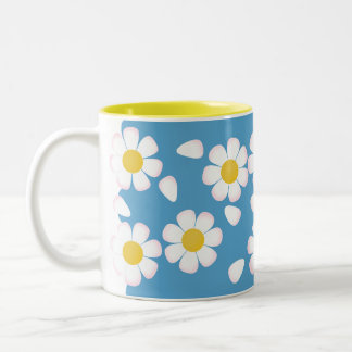 Daisy Sky Springtime-Tasse Zweifarbige Tasse