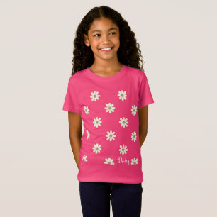 Daisy Smile Floral Teenie-Mädchen T-Shirt