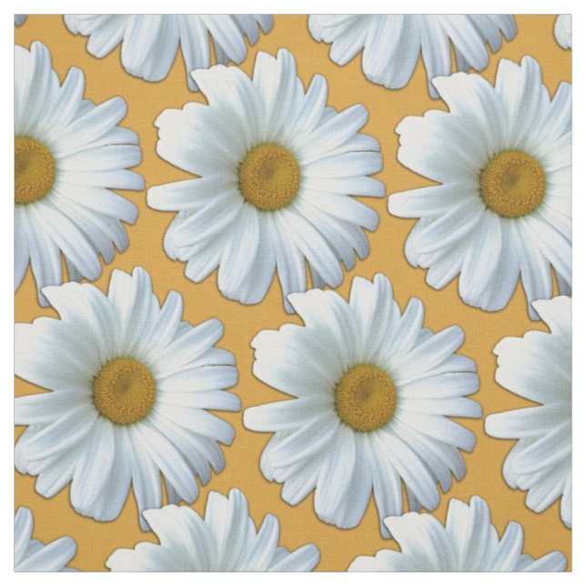 Daisy Stoff Yellow Daisy Fabric Cotton oder Poly (Muster)