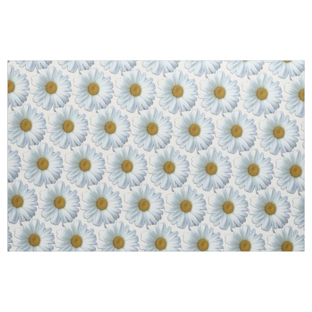 Daisy Stoff Yellow Daisy Fabric Cotton oder Poly (Fat Quarter (45,7 x 55,9 cm))