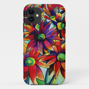 Daisy Straw mehrfarbige Wildblumen Kunst Case-Mate iPhone Hülle