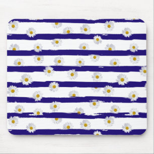 Daisy Stripes Mousepad