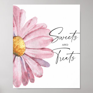 Daisy - Süßigkeiten und Leckereien Babyduschplakat Poster
