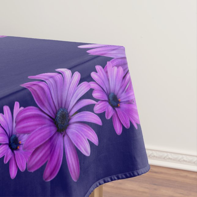 Daisy Tablecloth Blue Daisy Blume Tablecloth Tischdecke (Beispiel)