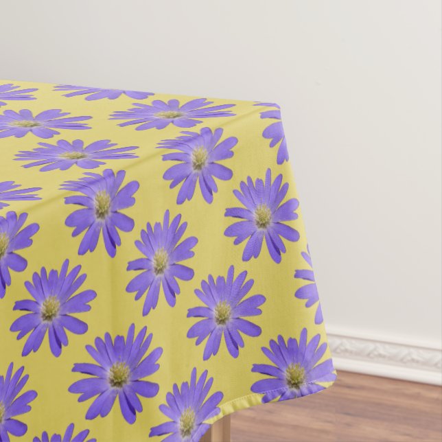 Daisy Tablecloth Lila Daisy Blume Tablette Tischdecke (Beispiel)