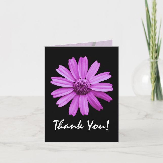 Daisy Thank You Notecard Dankeskarte (Vorderseite)