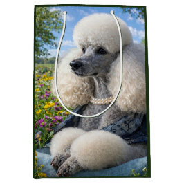 Daisy The Poodle Mittlere Geschenktüte