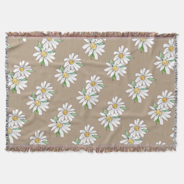 Daisy Throw Blanket Decke (Vorderseite)