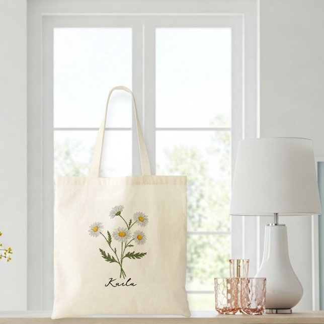 daisy tote bags, elegant for her tragetasche (Von Creator hochgeladen)