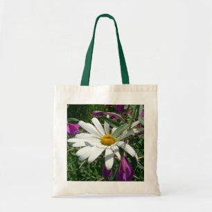 Daisy und Fireweed-Wildblume Tragetasche