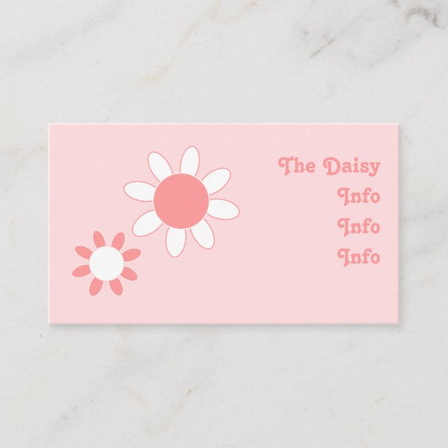 Daisy Visitenkarte (Vorderseite)