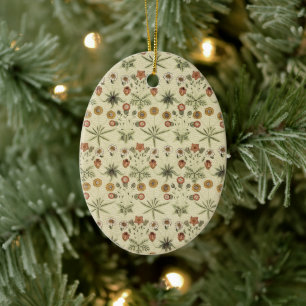 Daisy von William Morris, Vintage Viktorianische B Keramik Ornament