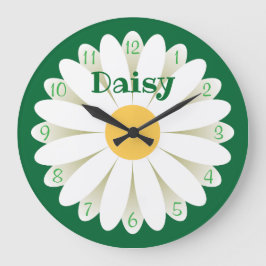 Daisy Wall Clock Große Wanduhr