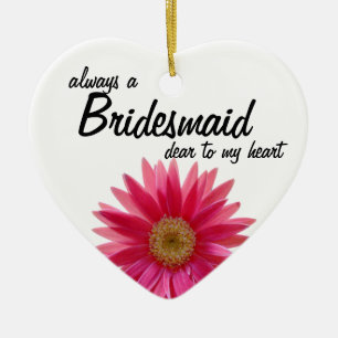 Daisy Wedding Bridesmaid Keramik Ornament