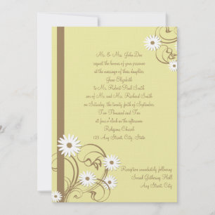Daisy Wedding Einladung