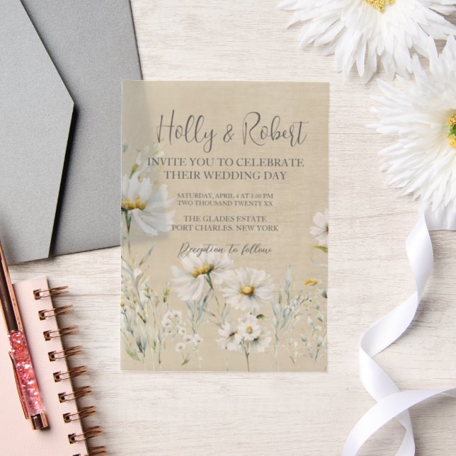 Daisy Wedding Foto QR-Code (Hochzeit)