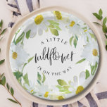 Daisy Wildblume Baby Dusche Sommerblüte Pappteller<br><div class="desc">Weitere Einladungs-Optionen finden Sie in der vollständigen Auflistung der weißen Farbe: https://www.zazzle.com/collections/watercolor_white_daisy-119716506860127689?rf=238296117664346256</div>