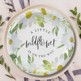 Daisy Wildblume Baby Dusche Sommerblüte Pappteller
