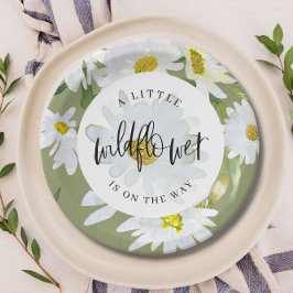Daisy Wildblume Baby Showgarten Pappteller