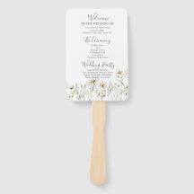 Daisy Wildblume Wedding Program