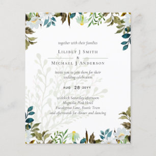 Daisy Wildblumen Greenerity Wedding Flyer