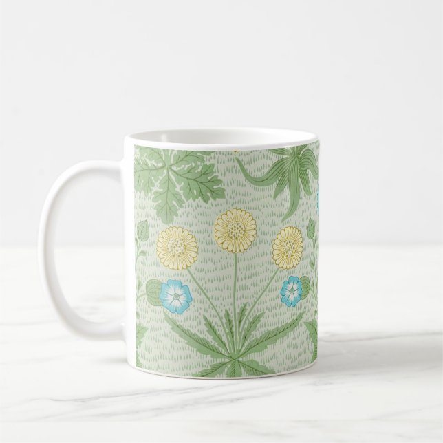 Daisy William Morris Floral gemustert Coffee Tasse (Links)