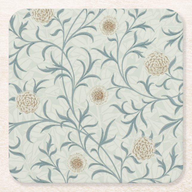 Daisy, William Morris Rechteckiger Pappuntersetzer (Vorderseite)