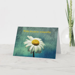 Daisy - With deepest sympathy Karte